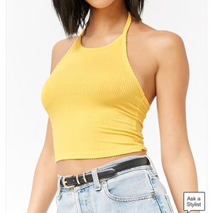 2 pk Halter Crop Tops